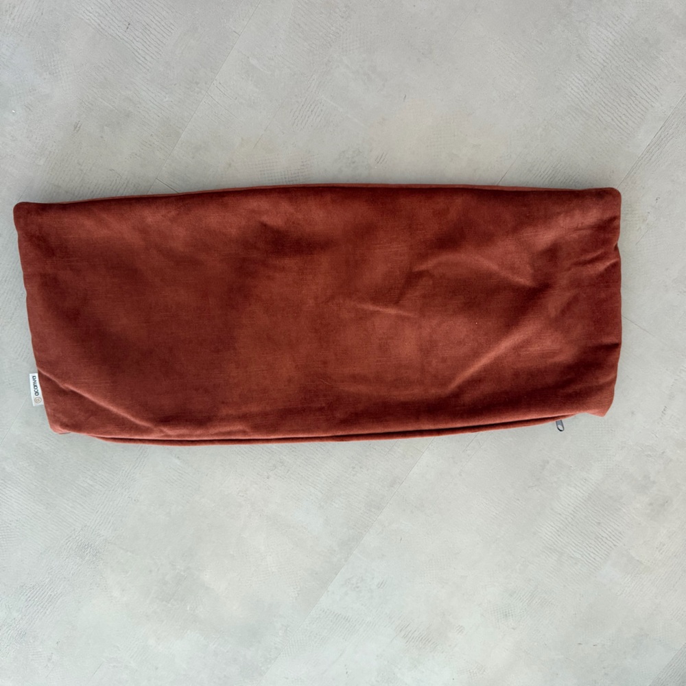 Rust Velvet pillow Cover